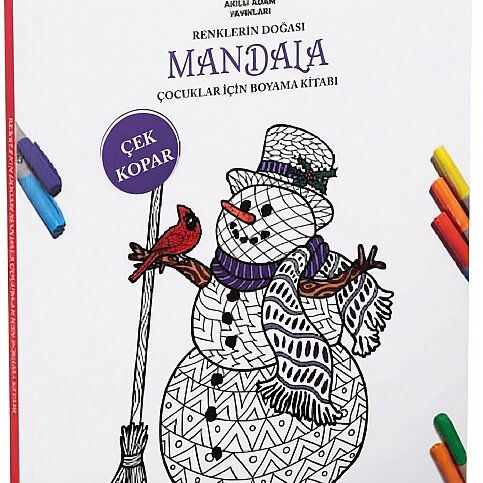 AKILLI ADAM YAYINLARI MANDALA RENKLERİN DOĞASI ÇOCUKLAR İÇİN BOYAMA KİTABI - 1
