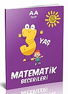 AKILLI ADAM YAYINLARI MATEMATİK BECERİLERİ 3 YAŞ - AKILLI ADAM YAYINLARI