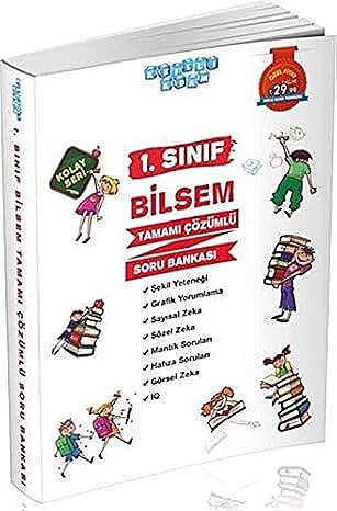 AKILLI ADAM YAYINLARI BİLSEM TAMAMI ÇÖZÜMLÜ KOLAY SERİ SORU BANKASI 1.SINIF - 1