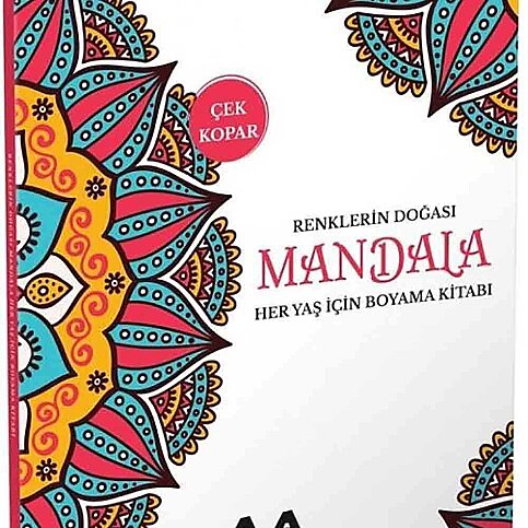 AKILLI ADAM YAYINLARI MANDALA RENKLERİN DOĞASI HER YAŞ BOYAMA KİTABI - 1