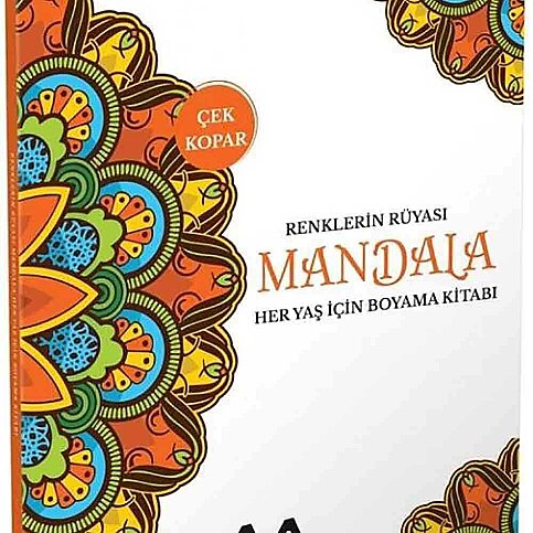 AKILLI ADAM YAYINLARI MANDALA RENKLERİN RÜYASI HER YAŞ BOYAMA KİTABI - 1