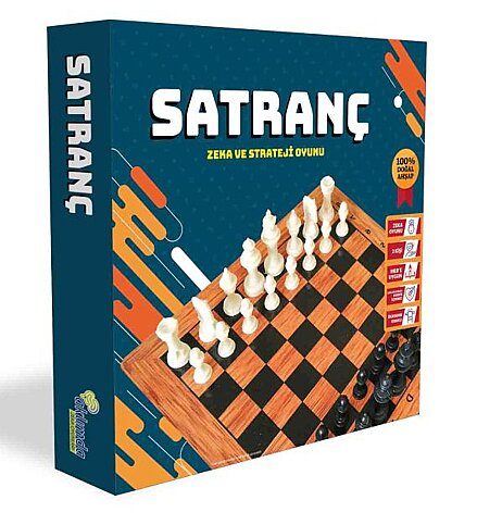 AKLIMDA ZEKA OYUNLARI AHŞAP SATRANÇ - 1
