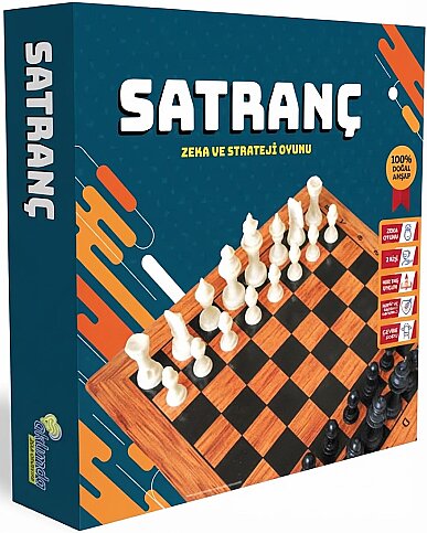 AKLIMDA ZEKA OYUNLARI AHŞAP SATRANÇ - 1