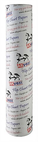 AKYAZI 0024 RULO FLİPCHART KAĞIDI 64x90 25 SAYFA - 1