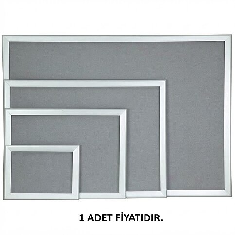 AKYAZI 0300 STANDART KÖŞE DİSPLAY REKLAM PANOSU 35x50 25LİK - 1