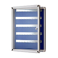 AKYAZI 0384 İNCE ÇERÇEVELİ ANAHTAR DOLABI 40x55 50Lİ - AKYAZI