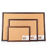 AKYAZI 0403 SAFARİ MDF ÇERÇEVE MANTAR PANO 90x120 CEVİZ RENGİ - AKYAZI (1)