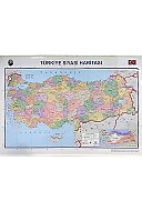 AKYAZI 0630 TÜRKİYE SİYASİ+FİZİKİ HARİTASI 70x100cm - AKYAZI
