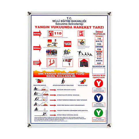 AKYAZI 0926 YANGIN SIRASINDA HAREKET PANOSU 50x70 - 1