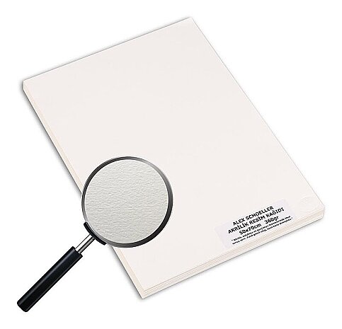 ALEX SCHOELLER ALX-4550 AKRİLİK RESİM KAĞIDI 50x70 360gr (360.00) - 1