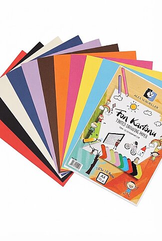 ALEX SCHOELLER ALX-0572 FON KARTONU 35x50 120gr 10 RENK (010.72) - 1
