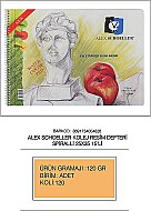 ALEX SCHOELLER ALX-0816 SPİRALLİ RESİM DEFTERİ 25x35 25 YAPRAK 120gr (120.26) - ALEX