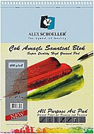 ALEX SCHOELLER ALX-3909 SPİRALLİ ÇOK AMAÇLI RESİM DEFTERİ A4 20 YAPRAK 200gr (200.24) - ALEX