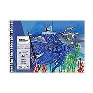ALEX SCHOELLER ALX-3923 SPİRALLİ ART SULUBOYA RESİM DEFTERİ A3 12 YAPRAK 300gr (300.16) - ALEX