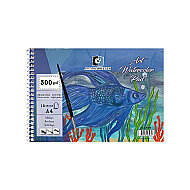 ALEX SCHOELLER ALX-3930 SPİRALLİ ART SULUBOYA RESİM DEFTERİ A4 12 YAPRAK 300gr (300.17) - ALEX