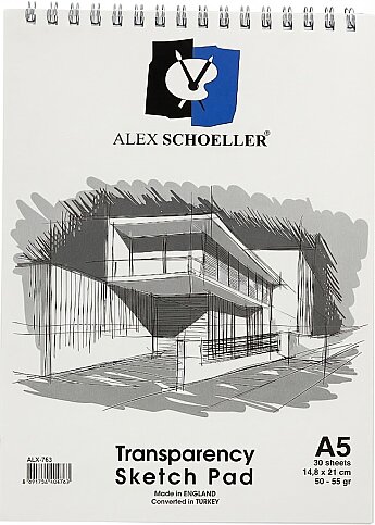 ALEX SCHOELLER ALX-763 ESKİZ BLOĞU A5 50-55gr 30LU (050.05) - 1