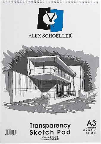 ALEX SCHOELLER ALX-863 ESKİZ BLOĞU DİK A3 50-55gr 30LU (050.03) - 1