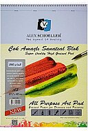 ALEX SCHOELLER ALX-902 SPİRALLİ ÇOK AMAÇLI RESİM DEFTERİ A3 20 YAPRAK 200gr (200.22) - ALEX