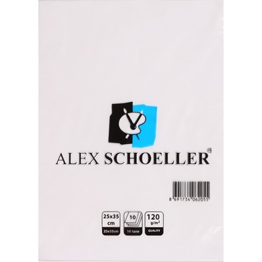 Alex Alx-9814 Resim Kağıdı 25X35 120Gr 10Lu Poşet (120.25) - 1