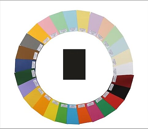 ALEX SCHOELLER ALX-1063 FON KARTONU 50x70 NO:63 SİYAH 160gr (012.63) - 1