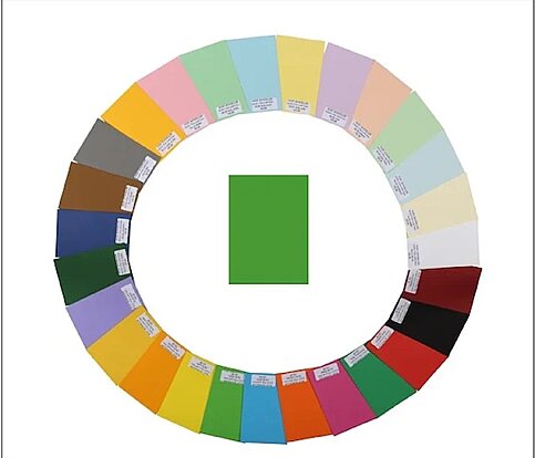 ALEX SCHOELLER ALX-1054 FON KARTONU 50x70 NO:54 YEŞİL 160gr (012.54) - 1