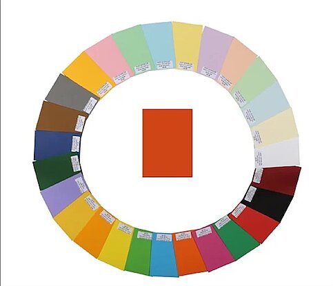 ALEX SCHOELLER ALX-1056 FON KARTONU 50x70 NO:56 TURUNCU 160gr (012.56) - 1