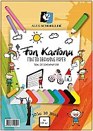ALEX SCHOELLER ALX-0091 FON KARTONU A4 120gr 10 RENK (002.00) - ALEX