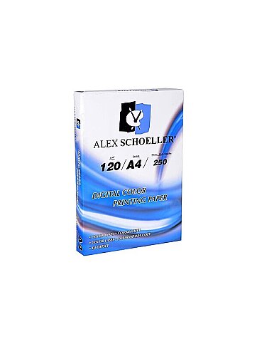 ALEX SCHOELLER ALX-847 GRAMAJLI FOTOKOPİ KAĞIDI A4 120gr 250Lİ (120.00) - 1