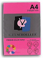 ALEX SCHOELLER ALX-750 RENKLİ FOTOKOPİ KAĞIDI A4 75gr FOSFORLU KIRMIZI 500LÜ (453.50) - ALEX