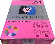 ALEX SCHOELLER ALX-750 RENKLİ FOTOKOPİ KAĞIDI A4 75gr FOSFORLU KIRMIZI 500LÜ (453.50) - ALEX