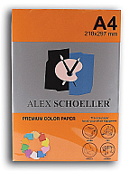 ALEX SCHOELLER ALX-771 RENKLİ FOTOKOPİ KAĞIDI A4 75gr FOSFORLU TURUNCU 500LÜ (453.71) - ALEX