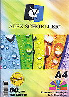 ALEX SCHOELLER ALX-779 RENKLİ FOTOKOPİ KAĞIDI A4 80gr 10 RENK 100LÜ (450.01) - ALEX
