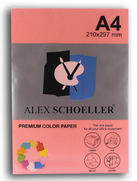 Alex Schoeller Alx-45342 Renkli Fotokopi Kağıdı A4 80gr 342 Fosforlu Pembe 100lü (455.42) - ALEX