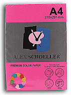 ALEX SCHOELLER ALX-45350 RENKLİ FOTOKOPİ KAĞIDI A4 80gr 350 FOSFORLU KIRMIZI 100LÜ (455.50) - ALEX