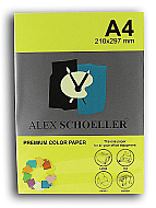 ALEX SCHOELLER ALX-45363 RENKLİ FOTOKOPİ KAĞIDI A4 80gr 363 FOSFORLU SARI 100LÜ (455.63) - ALEX