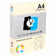 ALEX SCHOELLER ALX-45110 RENKLİ FOTOKOPİ KAĞIDI A4 80gr 510 KREM 100LÜ (456.10) - ALEX