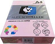ALEX SCHOELLER ALX-45140 RENKLİ FOTOKOPİ KAĞIDI A4 80gr 540 GÜL PEMBESİ 100LÜ (456.40) - ALEX