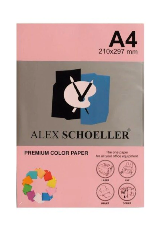 ALEX SCHOELLER ALX-45170 RENKLİ FOTOKOPİ KAĞIDI A4 80gr 570 PEMBE 100LÜ (456.70)