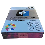 ALEX SCHOELLER ALX-45180 RENKLİ FOTOKOPİ KAĞIDI A4 80gr 580 MAVİ 100LÜ (456.80) - ALEX
