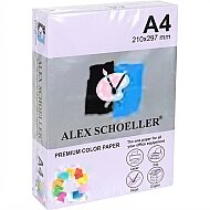 ALEX SCHOELLER ALX-585 RENKLİ FOTOKOPİ KAĞIDI A4 80gr LİLA 500LÜ (451.85) - ALEX