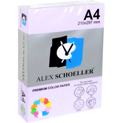 Alex Schoeller Alx-585 Renkli Fotokopi Kağıdı A4 80gr Lila 500lü (451.85) - 1