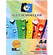 ALEX SCHOELLER ALX-621 RENKLİ FOTOKOPİ KAĞIDI A4 50Lİ KARIŞIK (450.02) - ALEX
