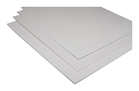 ALEX SCHOELLER ALX-3069 KÖPÜKLÜ MAKET KARTONU 3mm 50x70 BEYAZ (050.03) - 1