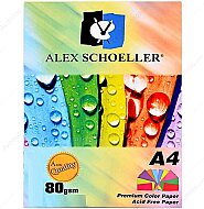 ALEX SCHOELLER SPECTRA RENKLİ FOTOKOPİ KAĞIDI A4 50Lİ KARIŞIK (621) - ALEX