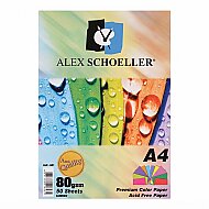 ALEX SCHOELLER SPECTRA RENKLİ FOTOKOPİ KAĞIDI A4 50Lİ KARIŞIK (621) - ALEX