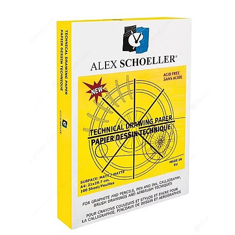 ALEX SCHOELLER ALX-2269 TEKNİK RESİM KAĞIDI A4 200gr (200.04) - 1