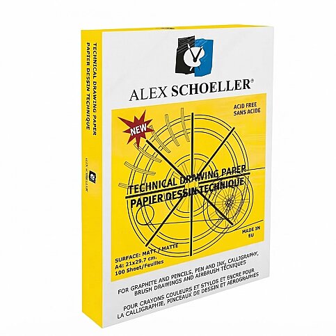 ALEX SCHOELLER ALX-2269 TEKNİK RESİM KAĞIDI A4 200gr (200.04) - 1