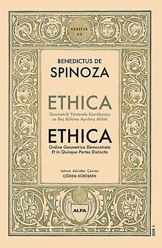 ALFA YAYINLARI ETHICA-VERITAS 03-BENEDİCTUS DE SPİNOZA (CİLTLİ) - 1