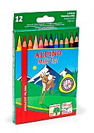 ALPİNO AL-2133 MAXİ TRİ ÜÇGEN KURU BOYA 12 RENK - ALPİNO