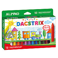 ALPİNO DA-125 DACSTRİX ÜÇGEN MUM BOYA 12 RENK - ALPİNO